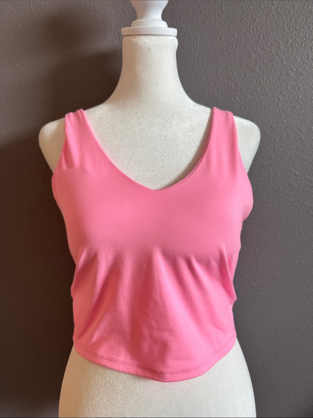 All in Motion | Women’s Bright Pink Longline Sports Bra | Size Medium